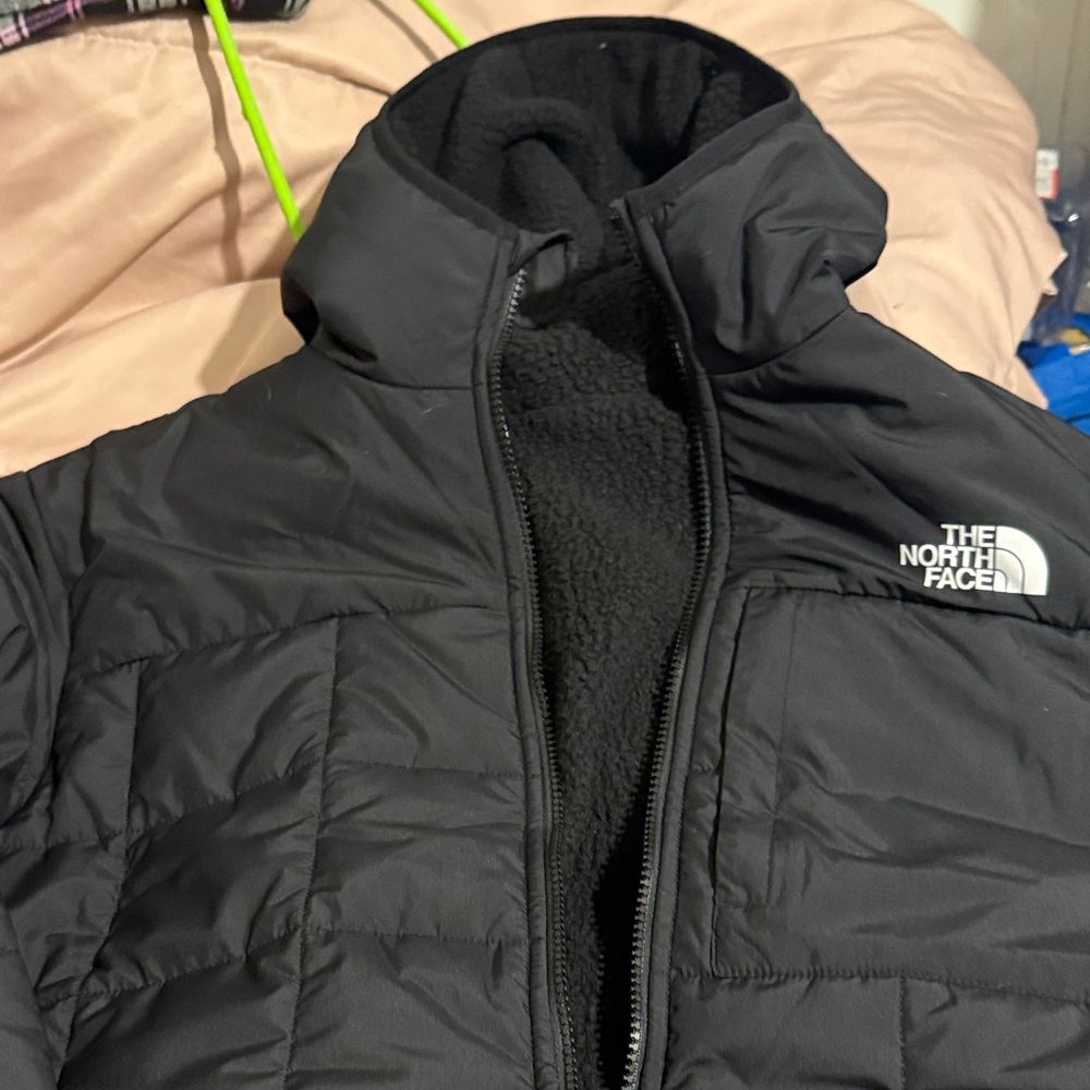 The North Face Black Quilted Reversible Coat